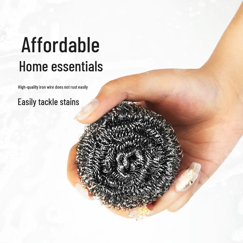 Kitchen Steel Wool Scouring Pads (100-pack)