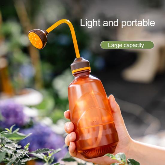 450ml Vattenflaska Kläm Vattenflaska med Avtagbart Duschhuvud Liten Vattenkanna för Plantor Inomhusväxter Suckulenter