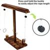 Handheld Ring Toss Game Wooden Board Games Battle Table Top Games  Bar