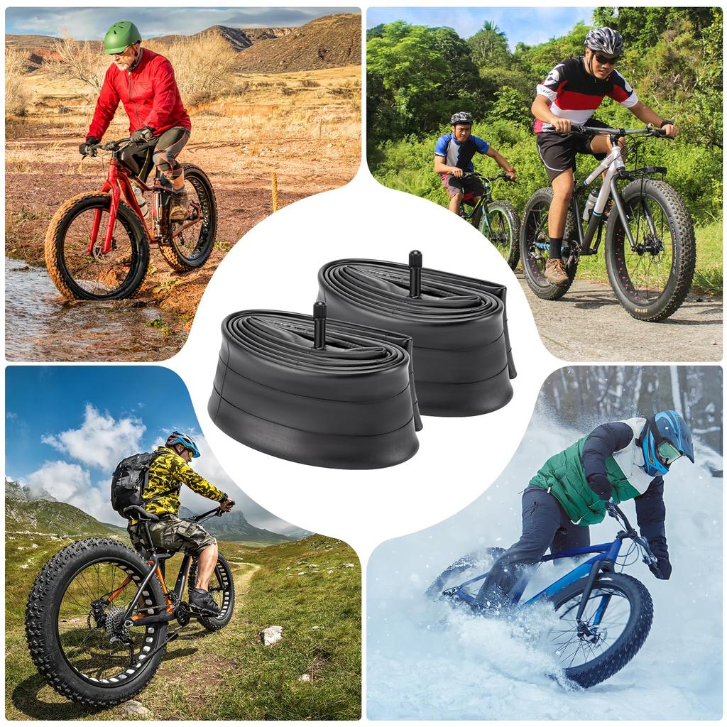 YunSCM 2 20 Schlauchwand Amerikanischer Ventilstil Fahrradschlauchwand 20x4 20 20 Reifen Elektrofahrradschlauch 20 Fatbike-Schlauch 20 Schlauch 20 20 Fahrradschlauch 20 Reifen