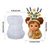Adorable Dog Shaped Silicone Mold To Create Unique Plant Pots And Decorative Resin Containers Silicone Dog Planter Mold