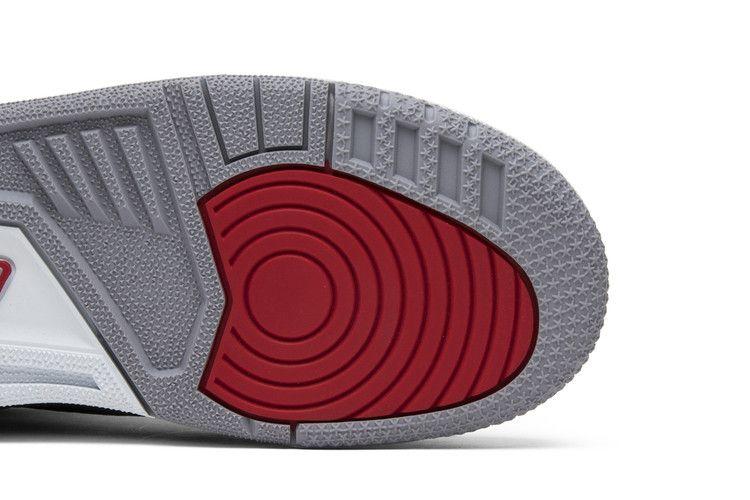 Kids' Sneakers Jordan 3 Retro Black Cement (2018) (GS) Black/Fire Red-Cement Grey-White