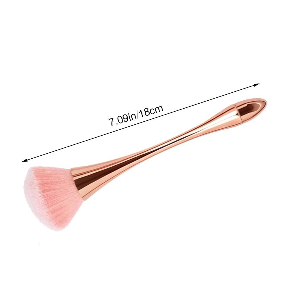 Ergonomic Comfort Handle Nail Dust Brush Acrylic Powder Leftover Quick Removal