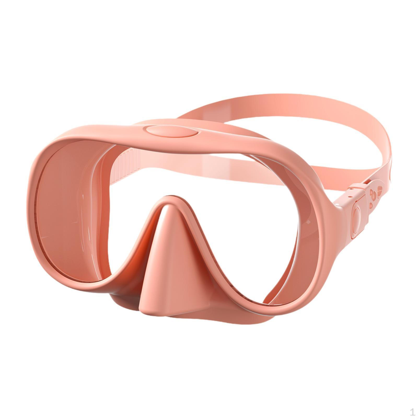 

Маска для подводного плавания с маской и трубкой для взрослых, профессиональное снаряжение для подводного плавания с маской и трубкой, чехол для носа для серфинга розовый