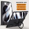 Für Samsung Galaxy Z Fold 8 Ultra Hülle Magnetischer Ringständer Hautgefühl PC Faltbares Scharnier Vollschutzhülle mit Gehärtetem Glas