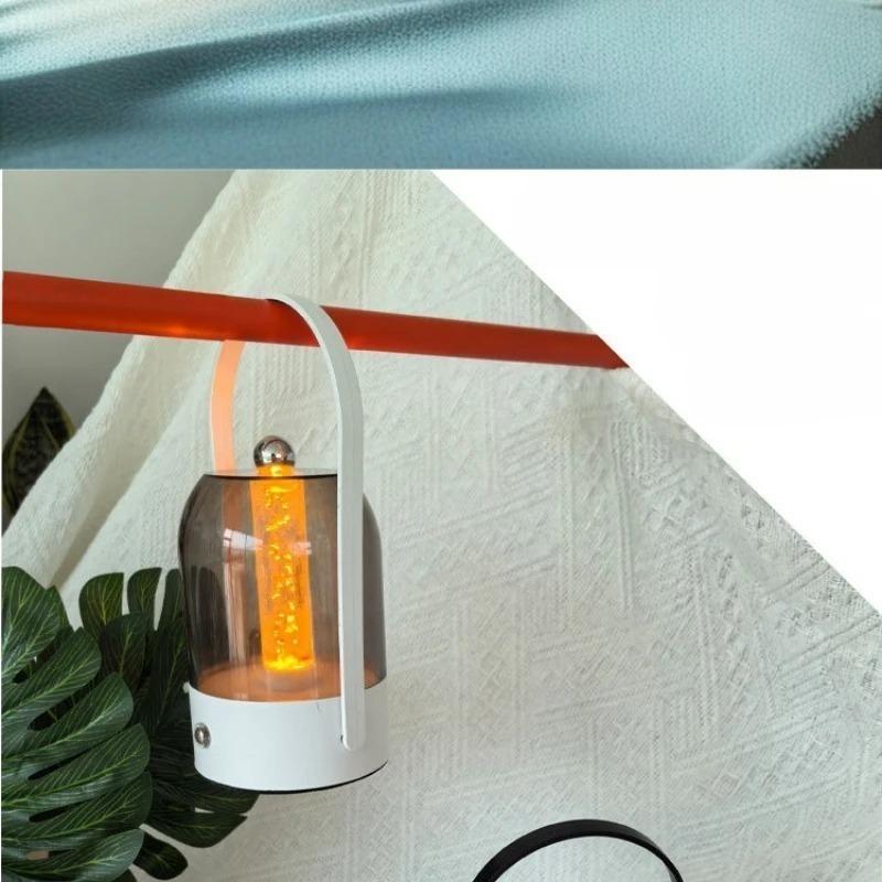 Portable Camping Lantern, Type‑C Rechargeable Dimmable LED Night Light, Indoor & Outdoor Atmosphere Lamp for Camping, Bedroom Home Decor
