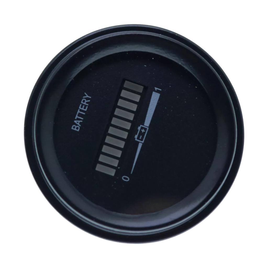48V Battery Meter Indicator Round Fits For EZGO Club Car Golf Cart Forklift ATV