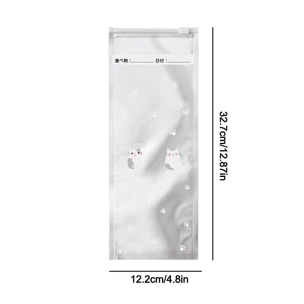 10Pcs Leakproof Aluminum Foil Fresh-keeping Bag Sliding Chain Kitchen Fresh Bag Kitchen Supplies