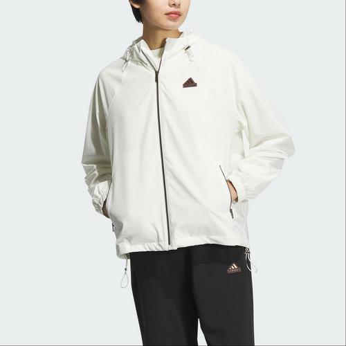 adidas Tech Woven Outdoor Casual Sports Zip Hoodie Jacket JJ1127