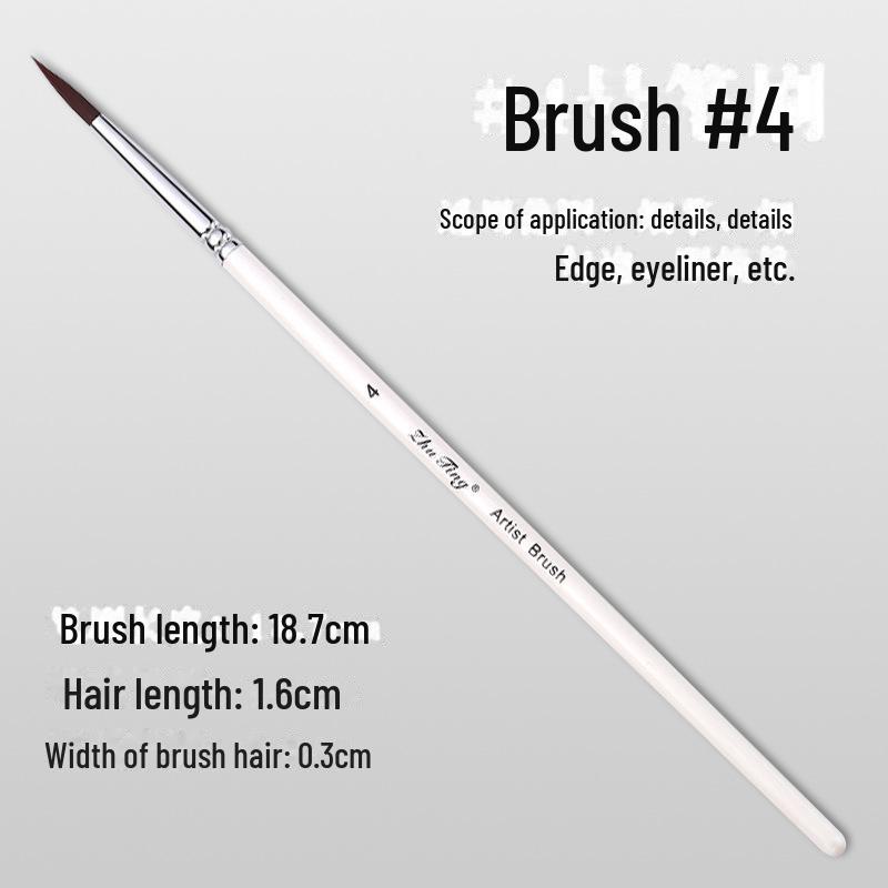 17-Piece Face Painting Brush Set for Various Artistic Techniques Like Line Work, Embossing, Blending, and More.