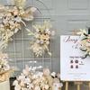 Complete Wedding & Banquet Artificial Flower Set: Ground Rows & Table Decor