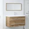 Vidaxl Set di Mobili da Bagno a 2 Pezzi, Rovere Artisan