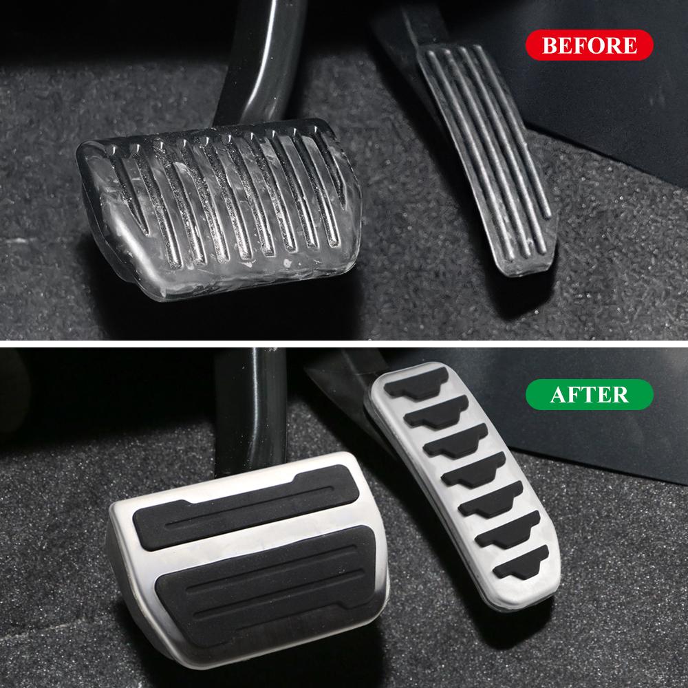 Car Brake Gas Pedal Cover for Land Rover Range Rover Evoque 2012-2022 Discovery Sport 2014-2019 for Jaguar X760 X260 F-Pace