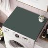 Solid Color Washing Machine and Refrigerator Dust Cover: Diatom Mud, Absorbent, Non-Slip, Dirt-Resistant Mat