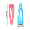 MAYCREATE 40 Pcs Hair Clips for Girls Kids Metal Snap Barrettes, Assorted Candy Color 2 Inch No Slip Hair Accessories