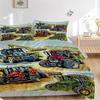3Pcs Tractors Field Bedding Sets For All Sizes New 3D Printed Bed Cover Comforter Duvet Cover Pillowcase Bedroom Decoration
