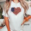 American Flag T Shirt America Usa Memorial Day Heart Patriotic Th Of July