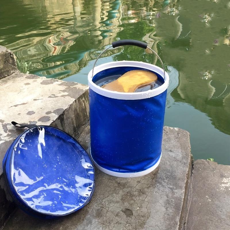 1PC/13L Multifunctional Folding Bucket Shrink Bucket Car Convenient Outdoor Folding Bucket Fishing Bucket for Car Washing
