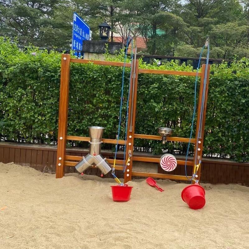 WEZHO Wooden Sand and Water Play Funnel