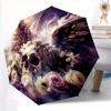 1pc Angel Skull Durable Cartoon Folding Umbrella,Compact Umbrella for Men and Women, Suitable for Travel or Daily Use.W002
