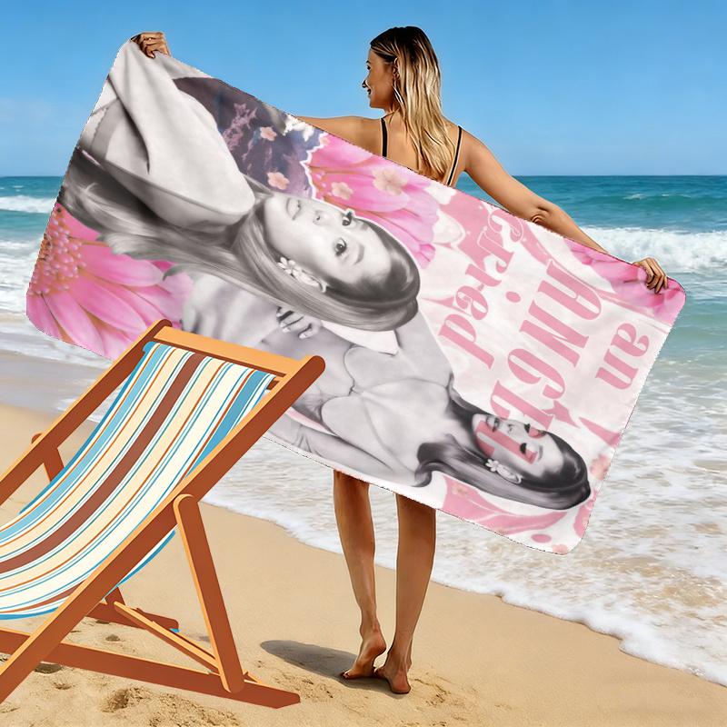 Ariana Grande Towel, Large Soft Quick Dry Towel for Beach Camping Swimming