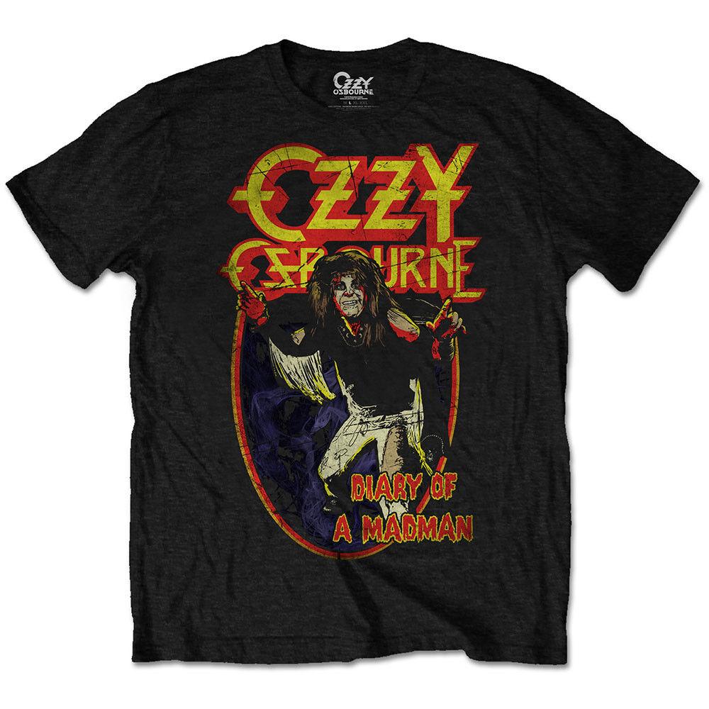 

Футболка Ozzy Osbourne Diary Of A Mad Man, черная футболка унисекс Sabbath