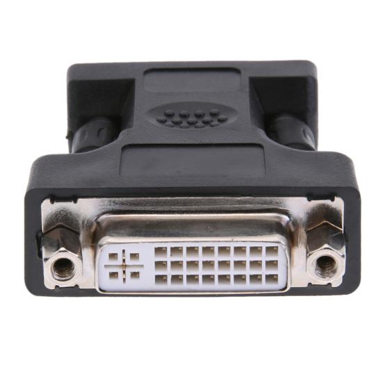 DVI til VGA-adapter 24 pluss 5-pins DVI hun til 15-pins VGA hann Kabeladapter DVI hun