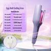French Egg Roll Curling Iron: Water Wave & Big Curl Crimper with Negative Ion Technology