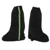 1 Pair Snow Shoes Boots Covers with Reflector Waterproof Windproof Non Slip Rain Boot Covers for Hiking Climbing Black L
