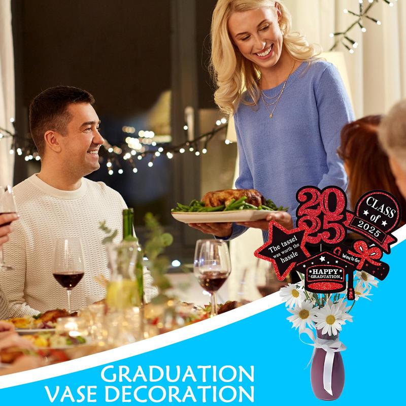 

Graduation Vase Decor 2025 Graduation Centerpiece For Desk Photo Background Props Desktop Decor For Class Gatherings Dormitory