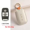 Leather Car Key Case Fob Cover For Kia Sportage Cerato Optima K3 K4 K5 Rio Picanto K2 Soul Sorento Ski Sedona Carnival Borrego