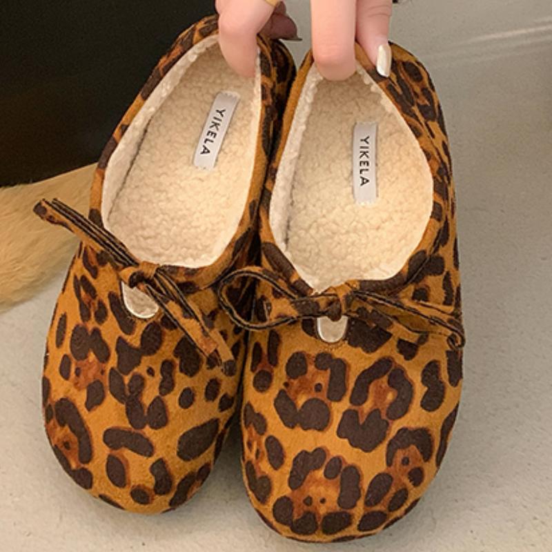 Fashion Vintage Women 2024 New Outdoor Slip-on Round Head Shoes Women Plus Velvet Casual Comfortable Deep Mouth Boots Shoes for Women