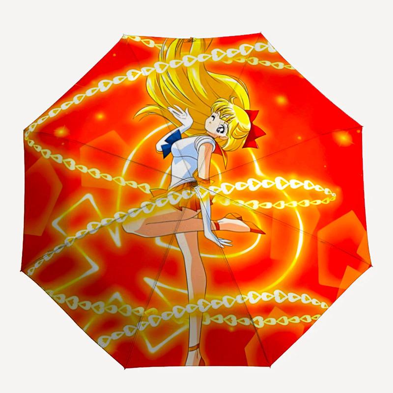 

1pc Sailor Moon Automatic Opening/closing Umbrella, Foldable Sunshade, Perfect Gift for Friends, Durable Handle yy250812084