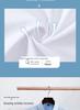 Men's Summer Striped Slim Fit Short-Sleeve Shirt - Professional & Casual Korean Style, White