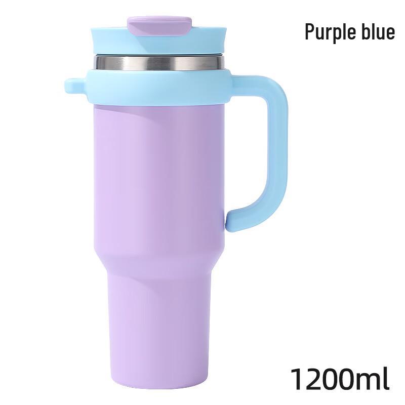 Shangqi Stainless Steel Dual-Use Travel Mug with Foldable Straw