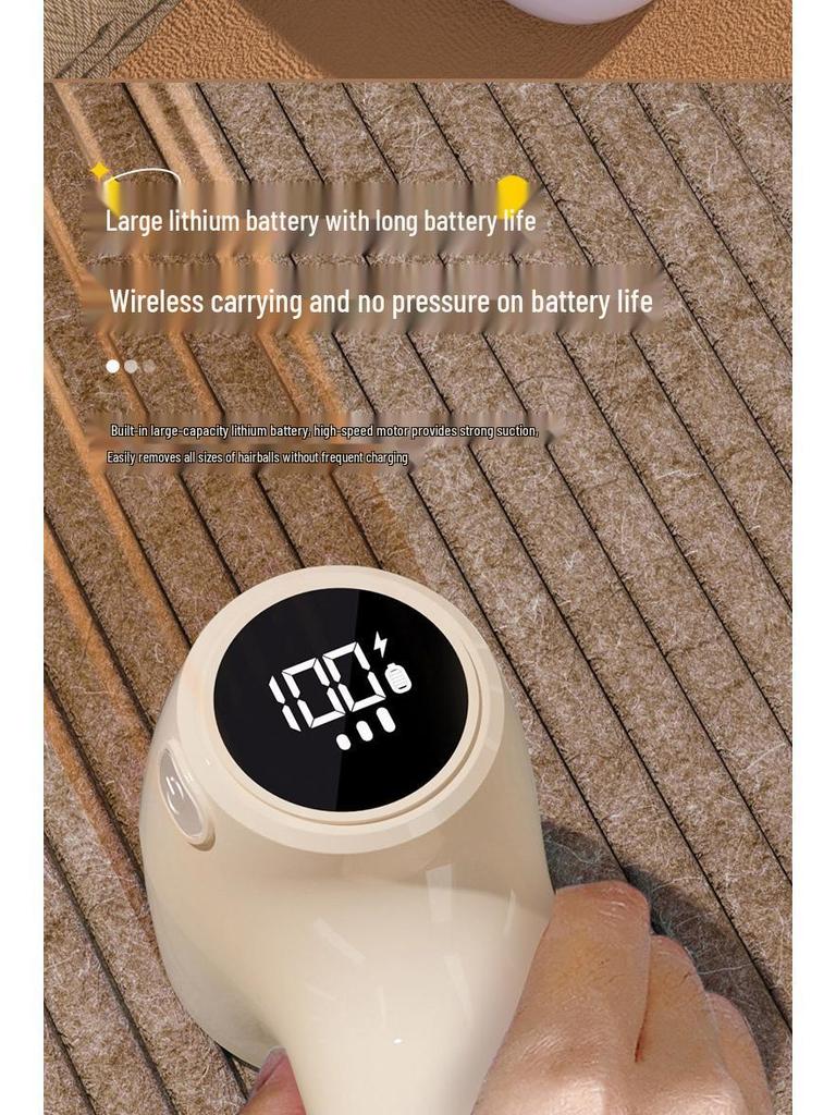 Portable Digital Lint Remover & Shaver with Rechargeable Battery