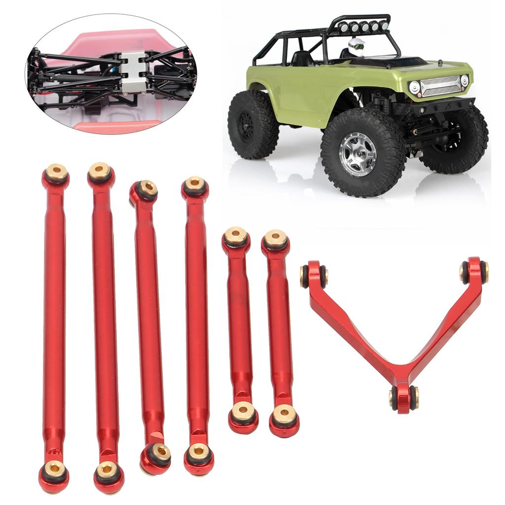 Linkage Pull Rod Tie Rod Kit for   SCX24 C10 1/24 RC Car   Parts Suspension Link