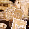 Retro Thoughts & Floral Shadows 3D DIY Embossed Journal Stickers