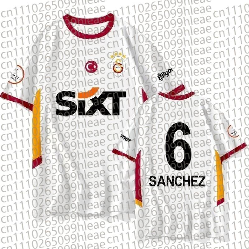 Galatasaray Team Uniform Osmeen Football ShirShort Sleeved T-shirt Breathable FamilyMatching
