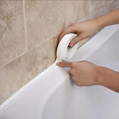 Autocollant étanche pour évier de cuisine, ruban adhésif Anti-moisissure, pour comptoir de salle de bains, espace de toilette, autocollants de couture auto-adhésifs