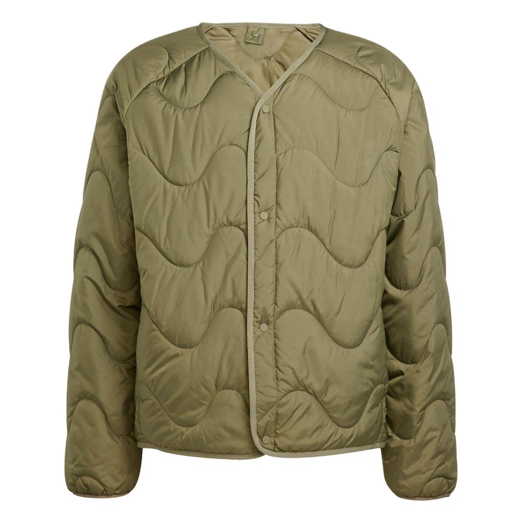 Adidas Nuganic Insulated Sports Casual Cotton Jacket Men Jacket Rock-Olive-Green JD1095