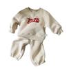 Baby Herbst Winter Fleece Sweatshirt & Bloomers Set - Unisex Sportbekleidung