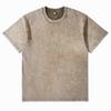 230g Tie-Dye Washed & Distressed European Crew Neck Drop Shoulder T-Shirt