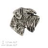 Schnauzer I - Broche de cachorro em caixa de presente, alfinete elegante, alfinete de lapela para jaqueta da marca Art-Dog