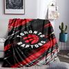 Raptors Basketball Logo Blanket Lightweight Flannel Bedding Blanket Perfect for Travel, Camping, Living Rooms, Offices, Sofas, Fan Christmas Gift