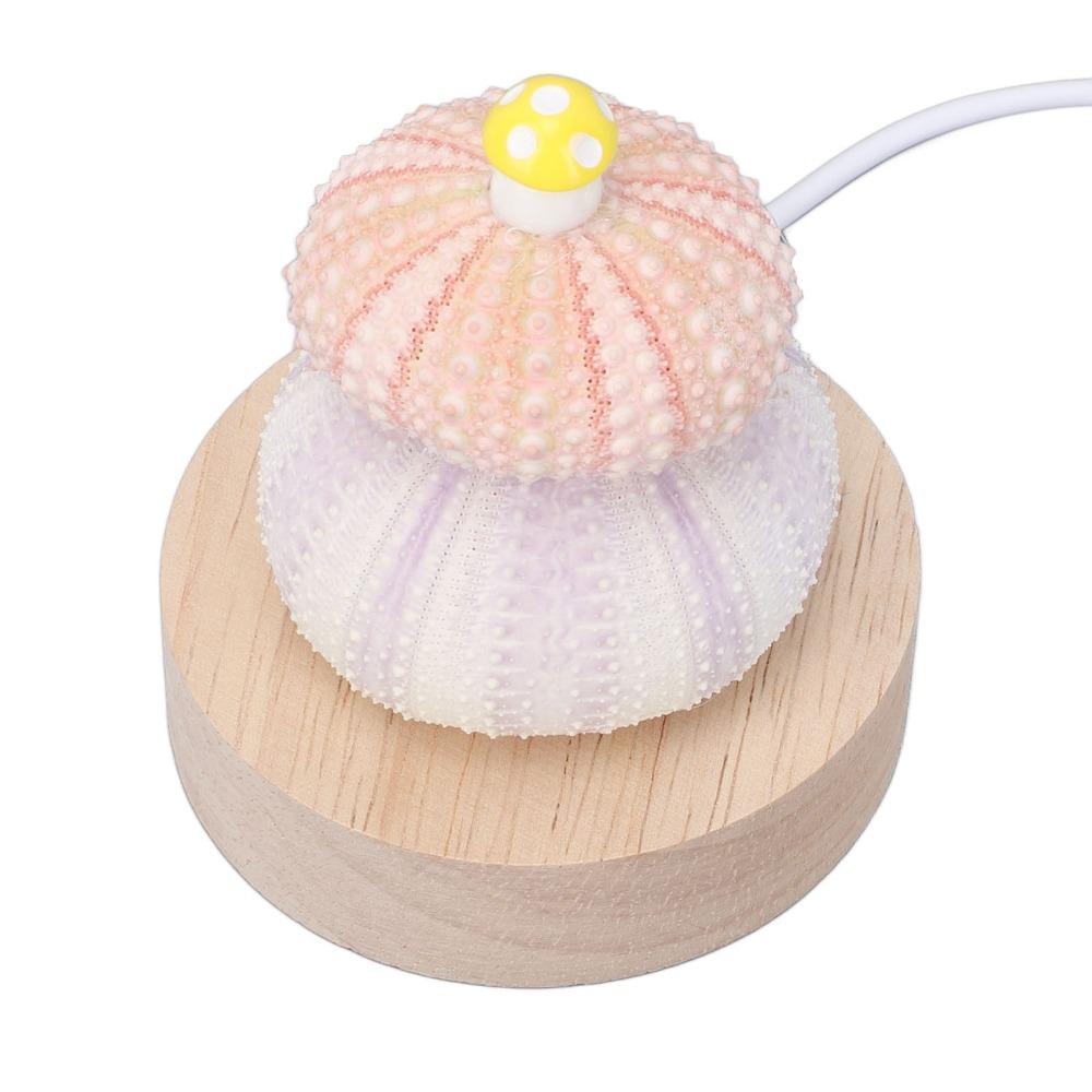 Mushroom LED Night Lamp USB Plug In Night Lamp Cozy Shell Night Lamp  Bedside