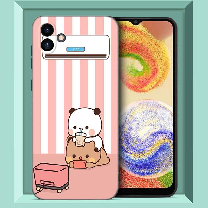 Cute BuBu DuDu Phone Case For Samsung Galaxy A01 A03 Core A04 E A02 A05 A10 A20 A21 A30 A50 S A6 A8 Plus A7 2018 Black Cover