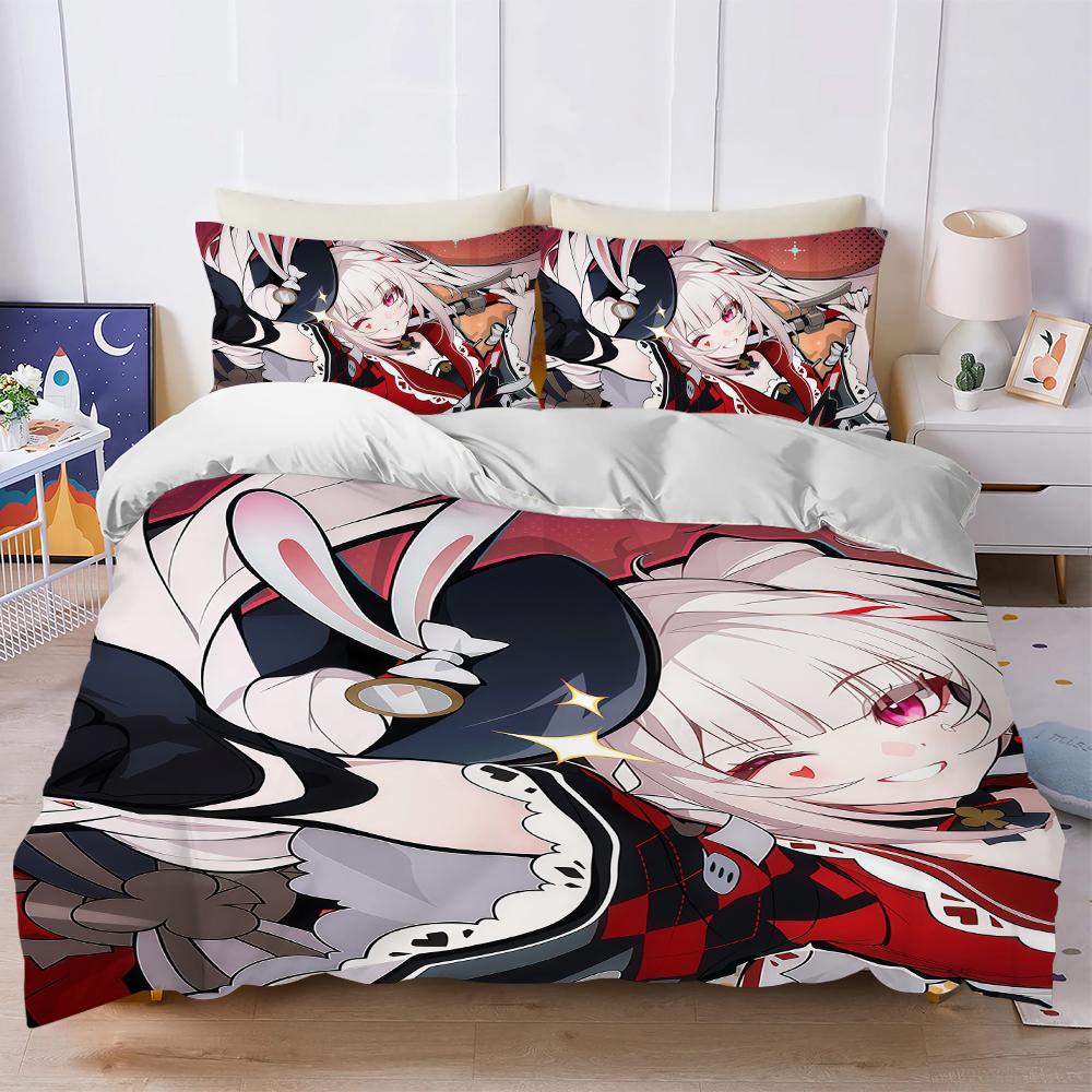 Sparxie Honkai Star Rail Game Duvet Cover Set Soft Wash Bed 3 Piece Summer Comfortable Student Dormitory Home Baby Bedding Best