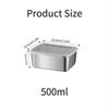 5pc Stainless Steel Food Storage Containers Set - Airtight BPA-Free Lunch Boxes for Meal Prep, Camping & Office, Dishwasher Safe