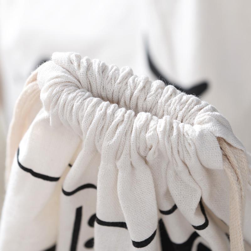 Cartoon High Capacity Drawstring Storage Bucket Folding Laundry Basket Toy Storage Bag Household \n Quilts Bed Sheets Organizer